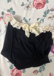 Black Lace  Corset Top
