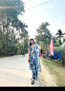 Women Pure Cotton Dupatta Set