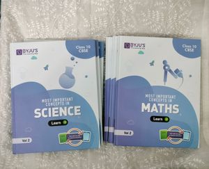 Byjus 10 Std Science And Maths Book CBSE