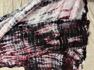 Printed saree With Fall