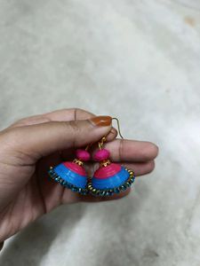 Quilled Handmade Jhumka Earrings Pack Of 4