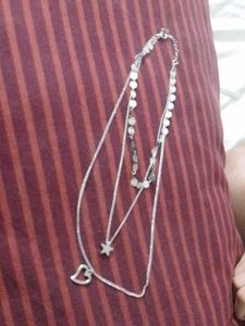 Layered Heart &amp; Star Necklace