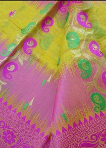 Soft Ikkat Jamdani Saree