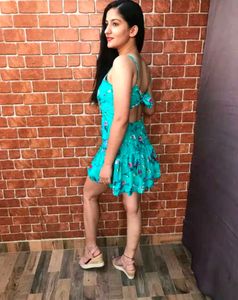 Floral Print Mini Dress