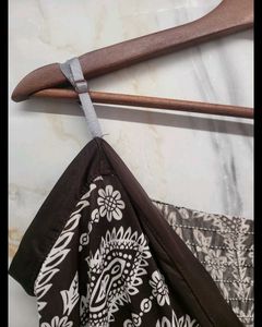 Brown Paisley Short Nighty