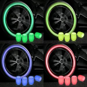 Tyre Valve Caps Luminous Glow Car Tire Air Cap