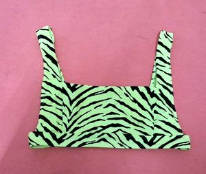 Neon Green Bra And Bikini Top From M&S