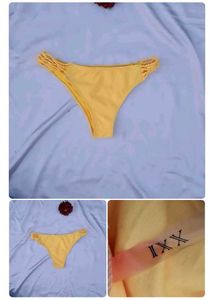 Yellow Shimmer Bikini bra