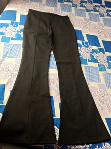 Front Slit Flare Pants