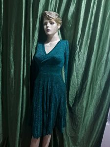 Green Glittery Dress