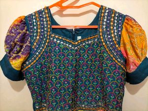 Multicolor Ethnic Gown