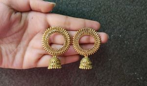 gold earrings to pair with your indian attire