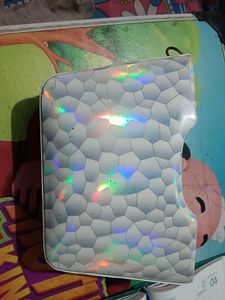 Cute Holographic Clutch