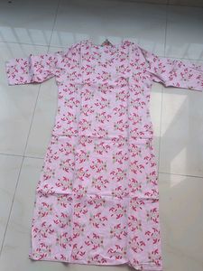 Anouk A-line Pink Kurta