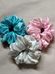 Skinny Scrunchie Combo Pack Of 3 Different Colour