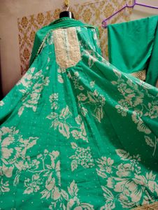 Party Wear Libas Brand Anarkali Suit Inner Attache