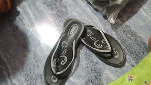 Trendy Black Flip-Flops