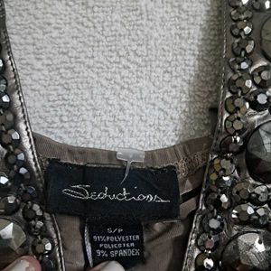 Y2k Brown Party Dress