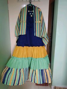 Two Piece Gown Party Wear