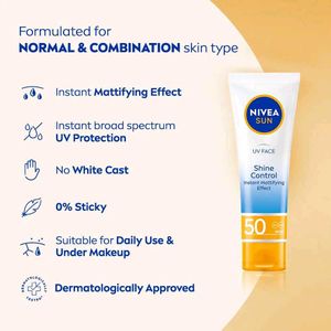 Nivea sunscreen SPF 50