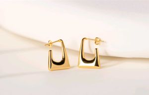 Geometric 18k Gold Earrings