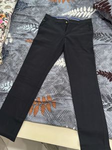 Slim Fit Black Chinos