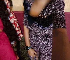 Trend Arrest Black And Pink Floral MiniWrap Dress