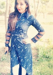 Cute Navy Blue Dress