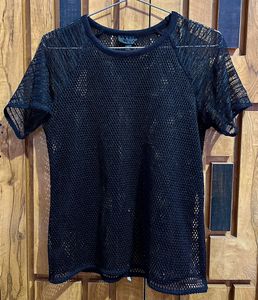 Black Net Top