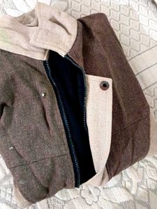 Brown Striped Jacket