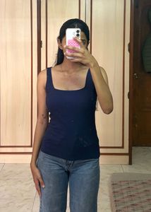 Navy Blue Tank Top