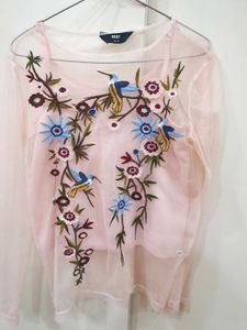 Floral Embroidered Top