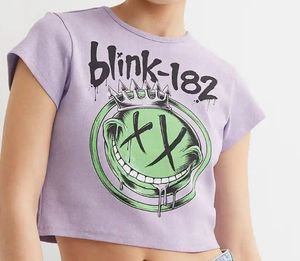 Purple Cropped Top H&amp;M