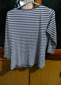 Max White Blue Top