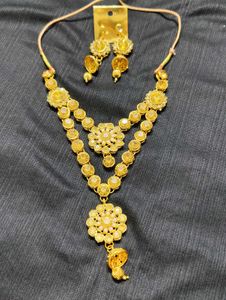 Elegant Gold Plated Jewelry Set