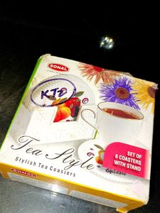 Vintage &#39;Tea Style&#39; Coaster Set