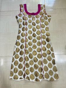Elegant Teal &amp; Gold Anarkali Suit