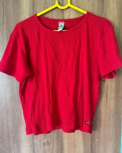 Red Crop Top