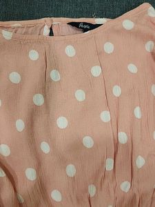 Baby Pink Polka Dots Dress by People