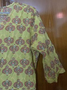 Ethnicity Pure Cotton Kurta For Women