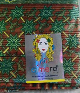 Heavy Rich Look 100% Pure Cotton Saree