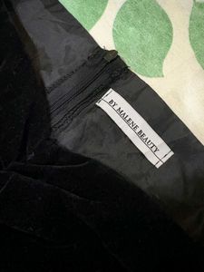 BLACK Velvet Party Dress