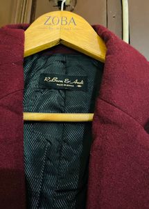 Beautiful Maroon Overcoat