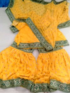 Bridal Yellow Gharara