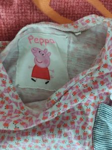 Pepper Pig 3 Years Frock