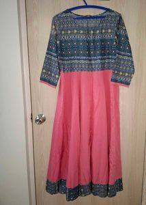 Ethnic Pink & Grey Kurta