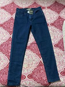 Dark Blue Denim Jeans by Dolce Crudo