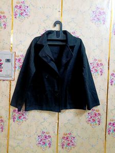 🇳🇿💫💗Chic Black Double-Breasted Blazer