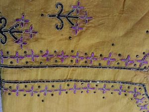 Embroidered Yellow Kurta