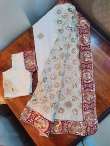 Festive Sequin Saree (Heavy Work)